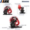 AMK Aluminum 1/10 Scale Transmission, Complete 3-Gear Gearbox with POM Skid Plate for 1/10 RC Crawler Axial SCX10 SMT10 AX10 Vanquish VS4-10 Upgrades (Red) view 4