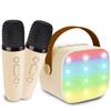 Mini Karaoke Machine for Kids & Adults, Kids Toys for Girls & Boys Gifts, Bluetooth Speaker with 2 Wireless Microphone for Kids Adults Toddler Girls Home Party Birthday Gifts view 1