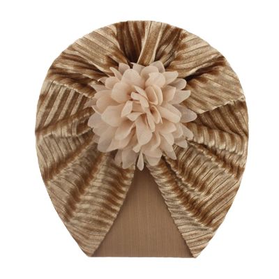 Baby Girl Headbands Floral Kids Hat Baby Toddler Accessories Girls Headwear Boys Sequin Solid Baby Care (Beige, One Size)