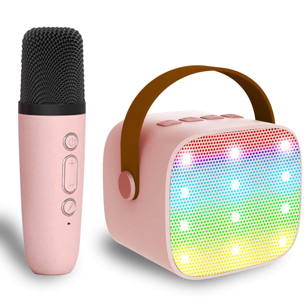 Mini Karaoke Machine for Kids & Adult, 4-12 Years Old Girls Christmas Birthday Gift for Boys, Karaoke Toys Gifts for Girls Ages 4, 5, 6, 7, 8, 9, 10, 12 +Year Old Birthday Party