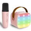 Mini Karaoke Machine for Kids & Adult, 4-12 Years Old Girls Christmas Birthday Gift for Boys, Karaoke Toys Gifts for Girls Ages 4, 5, 6, 7, 8, 9, 10, 12 +Year Old Birthday Party view 1