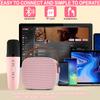 Mini Karaoke Machine for Kids & Adult, 4-12 Years Old Girls Christmas Birthday Gift for Boys, Karaoke Toys Gifts for Girls Ages 4, 5, 6, 7, 8, 9, 10, 12 +Year Old Birthday Party view 4