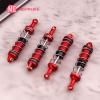 Mesimsple Alloy Shocks for MJX 16208 16209 16210 for H16BM H16GT H16DR H16 Front Rear Shock 1/16 Series Upgrades Part Red view 4