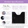 Tidy Lou Disposable Toilet Mats for a Hygienic & Stress-Free Home Bathroom Experience  Great for Children & Adults  Conceals Stains (Black), Absorbent, Non-Slip, U-Shape, Catches Dust/Hair - 25 Pack view 4