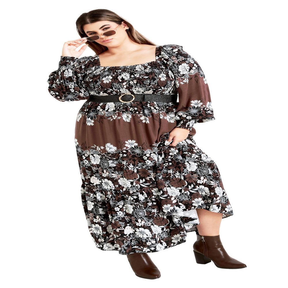Avenue Sadie Placement Maxi Dress