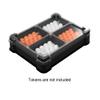 MEEPLE HOUSE UNIQ TRAY SYSTEM Token Four-Cell Box for Board Game Pieces, Meeples, Dice, Tokens (5 Modular Trays with a Transparent Removable lid) view 3