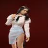 1/6 Scale Female Clothes,Female Long Sleeved Shirt Side Slit Skirt Elastic Skirt Dress Outfit Clothing for 12inch PH TBL JO Action Figure Body (Blue) view 3