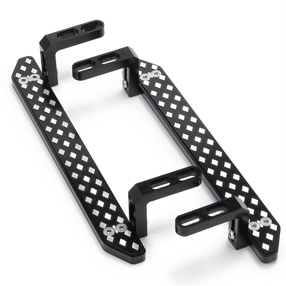 RC Repair Tool Side Pedal RC Car Metal Foot Pedal for 1:10 RC Crawler for for Traxxas TRX-4 for Defender for Bronco Side Guard Plate