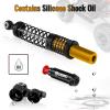 OGRC 100mm Aluminum Adjustable Piggyback Shock Absorber RC Damper for Axial SCX10 TRX4 TRX6 D90 1/10 RC Crawler Upgrade Parts (Gold) view 4