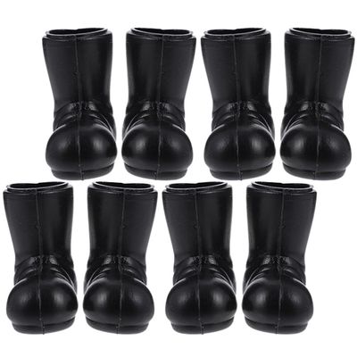 BESTOYARD Mini Santa Boots 12 Pairs Mini Santa Claus Shoes Model Gnome Shoes Toys Stocking Stuffers Party Favors Dollhouse Decorations