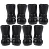 BESTOYARD Mini Santa Boots 12 Pairs Mini Santa Claus Shoes Model Gnome Shoes Toys Stocking Stuffers Party Favors Dollhouse Decorations view 1