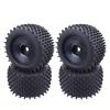DAYUDDRICAR RC Car Tires Set, for ZD-Racing 1/8 RC Car 17mm Hex Wheel Rim and Tires Kit 155*82mm Replacement for ZD-Racing 1/8 Car Upgrade Accessoreis (Color : 4 pcs) view 1