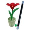 JL Corp. Wand to Flower Magic Trick - Swing Your Wand and Flower Will Appear Easy Magic Performance Magic Tricks for Girls and Boys,Beginners view 1