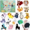 SUPINEEDO Kids Magnets for Fridge, Cute Animals Fridge Magnet for Toddlers 1 Baby Educational Refrigerator Magnets Children Gift, Full Back Toddler Magnets view 1