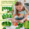 TBOLINE 12" 3D Printed Dragon Egg, Cool 3D Printer Articulated Crystal Dragon Toy for Boys Kid Teen, Animals Fidget Toy Dinosaur Eggs for 5-7 4-6 8-12 Year Old Boys Kid Girls view 2
