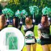 Remuuly 20 Pcs Cheerleader Gifts Bracelets with Cheerleading Cards and Bags Adjustable Charm Bangle Bracelets Bulk Cheer Jewelry for Team Accessories(Green) view 3