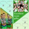 Remuuly 20 Pcs Cheerleader Gifts Bracelets with Cheerleading Cards and Bags Adjustable Charm Bangle Bracelets Bulk Cheer Jewelry for Team Accessories(Green) view 4