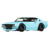 Hot Wheels Premium Car Team Transport Set, LBWK Liberty Walk Nissan Skyline 2000GT-R, Fleet Flyer #69 Truck and Car, 1:64 Scale, Blue Model view 3