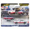 Hot Wheels Team Transport '63 Chevy Nova & '88 Chevy Silverado Die-Cast Vehicle Set, Race Car with Trailer, VP Racing, 1:64 Scale Model view 1