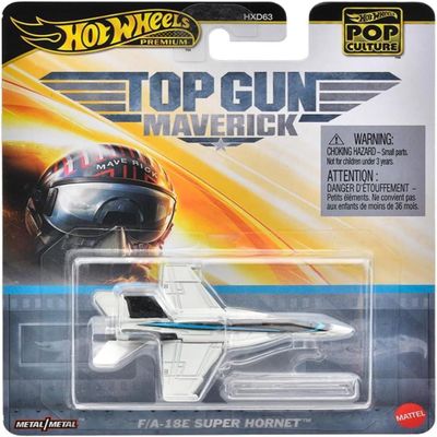 Hot Wheels F/A-18E Super Hornet Airplane Toy, 1:64 Scale, Gray, 3+ Years, Unisex
