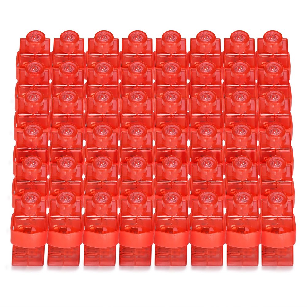 Finger Lights-50Pcs Red Finger Flashlights for Kids Glow Party Favors Supplies Bulk, Light Up Led Finger Light Ring for Valentine's Day Easter Egg Hunt Classroom Prizes Trick or Treats Christmas