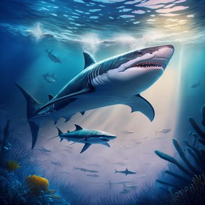 Puzzles for Adults 500 Pieces,Wooden Puzzle,Abyssal Shark Puzzle-Large Puzzle Game Artwork for Adults Teens-Challenging and Fun Activity-Modern Home Decor-Birthday Gifts