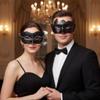 BCARICH Masquerade Masks For Couples, Women Cosplay Mask with Rhinestone and Venetian Style Men Mask for Mardi Gras Halloween view 4