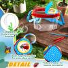 PullCrease 36 Pcs Bug Catcher Kit Insect Catching Outdoor Explorer Kit with Insect Transfer, Tweezers, Magnifying Glasses, Sticks, Observation Cages, Shoulder Straps for Kids Gift(Blue) view 3