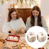 2 Pcs Food Decision Dice, Wooden Food Dice Anniversary Date Night Gifts for Couples, Dinner Decision Dice 12 Food Pattern, Creative Valentines Day Christmas Birthday Gifts for Husband Wife Women Men view 4