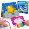 GiftAmaz Multi-Sensory Mindful Maze Boards, Textured Sensory Calming Toys for Kid, Finger Path Breathing Board, Calming Corner Items Social Emotional Learning, Mindful Sensory Cardboard Box for Kid 3+ view 1