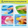 GiftAmaz Multi-Sensory Mindful Maze Boards, Textured Sensory Calming Toys for Kid, Finger Path Breathing Board, Calming Corner Items Social Emotional Learning, Mindful Sensory Cardboard Box for Kid 3+ view 2