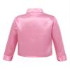Rswnyirn Kids Boys Long Sleeve Shiny Sequins Lapel Collar Shirt Hip Hop Jazz Dance Shirts Costumes Pink 5-6 Years view 2