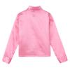 Rswnyirn Kids Boys Long Sleeve Shiny Sequins Lapel Collar Shirt Hip Hop Jazz Dance Shirts Costumes Pink 5-6 Years view 4