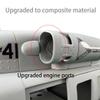 PurAr 500 Size UH-60 Blackhawk Grey V2 RC Helicopter Fuselage Composites view 3