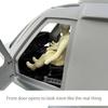 PurAr 500 Size UH-60 Blackhawk Grey V2 RC Helicopter Fuselage Composites view 4