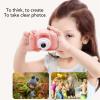 Kids Camera, Kids Video Recorder for Boys Girls, Mini Camera 200mah Lightweight Portable Easy to Use, Cartoon Design, Ideal Gift, for Boys Girls view 3