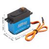 NDNCZDHC RC Servo Motor Kit, Metal Gear Servo 25KG Full Digital Waterproof 270 Degree Rotation with 25T Arm for 1/10 1/12 Scale RC car, Robot, Ship, Manipulator view 3