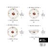 Karaca Forever Bone China Antique 24-Piece Dinner Set for 6 People, Multicolor Floral Dinnerware Set, Lightweight Fine China Plates and Bowls, Microwave and Dishwasher Safe Tableware view 2