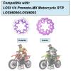 XSYGO Aluminum Rear Brake Rotor for LOSI 1/4 Promoto-MX Motorcycle RTR Upgrade Parts Rear Brake Disk (Replace Part LOS362010) (Purple) view 3