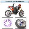 XSYGO Aluminum Rear Brake Rotor for LOSI 1/4 Promoto-MX Motorcycle RTR Upgrade Parts Rear Brake Disk (Replace Part LOS362010) (Purple) view 4