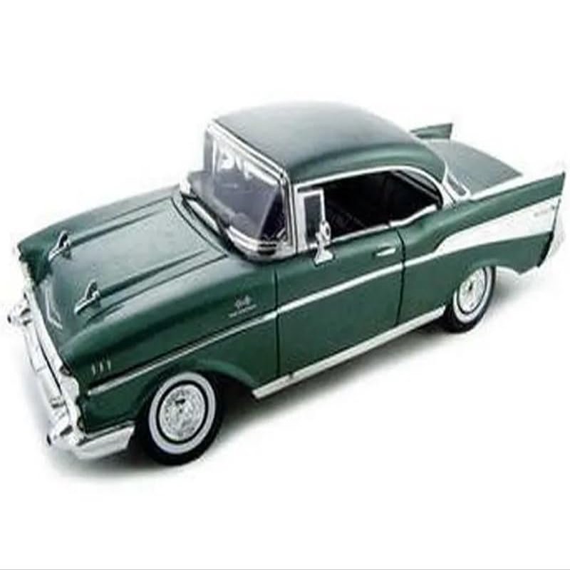1957 Chevy Bel Air Hard Top Green 1/18 Diecast Model Car by Motormax 73180