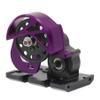 AMK Aluminum 1/10 Scale Transmission SCX10 II Gearbox with Skid Plate for RC Crawler Axial AX10 SMT10 Vanquish VS4-10 SCX10 Upgrades (Purple) view 1