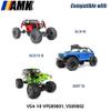 AMK Aluminum 1/10 Scale Transmission SCX10 II Gearbox with Skid Plate for RC Crawler Axial AX10 SMT10 Vanquish VS4-10 SCX10 Upgrades (Purple) view 2