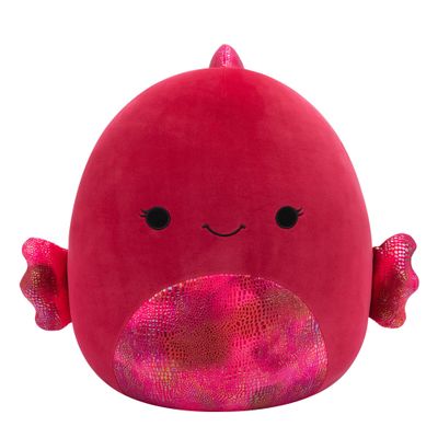 Squishmallows Original 16-Inch Barella Raspberry Betta Fish - Official Jazwares Plush (Large)