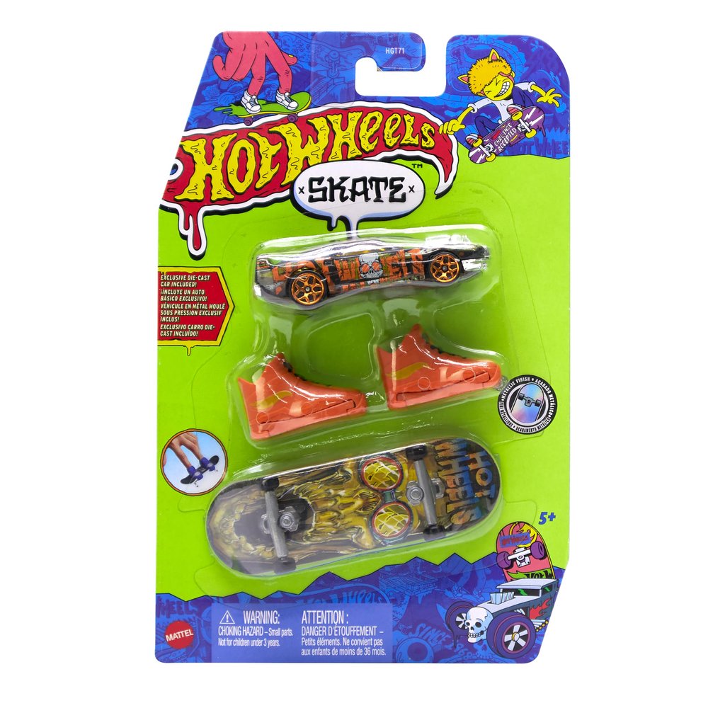 Hot Wheels Skate HVK49 Ghastly Ghoul + Rivited