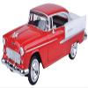 1955 Chevy Bel Air Red 1/24 Diecast Model Car by Motormax 73229 view 1