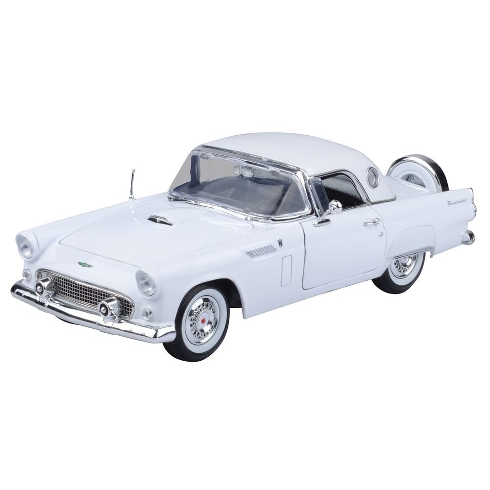 1956 Thunderbird White Timeless Classics 1/18 Diecast Model Car by Motormax 73176TC-W