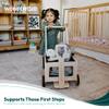 WONDERFOLD Step by Step Wagon Baby Walker - Adjustable Height Push Walker - Multifunctional Baby Walkers with Toy Storage view 2