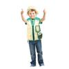 HOOTNEE 1Set Boy Girl Outdoor Exploration Hat and Vest Lightweight Explorer Gear for Camping Fishing Boating for Boy Outdoor Adventures Comfortable and Breathable Design Green view 4