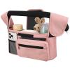 Accmor Universal Stroller Organizer with Insulated Cup Holder Detachable Phone Bag and Shoulder Strap, Stroller Bag Caddy Organizer Accessories Fits for Uppababy, Baby Jogger, Britax Strollers view 1